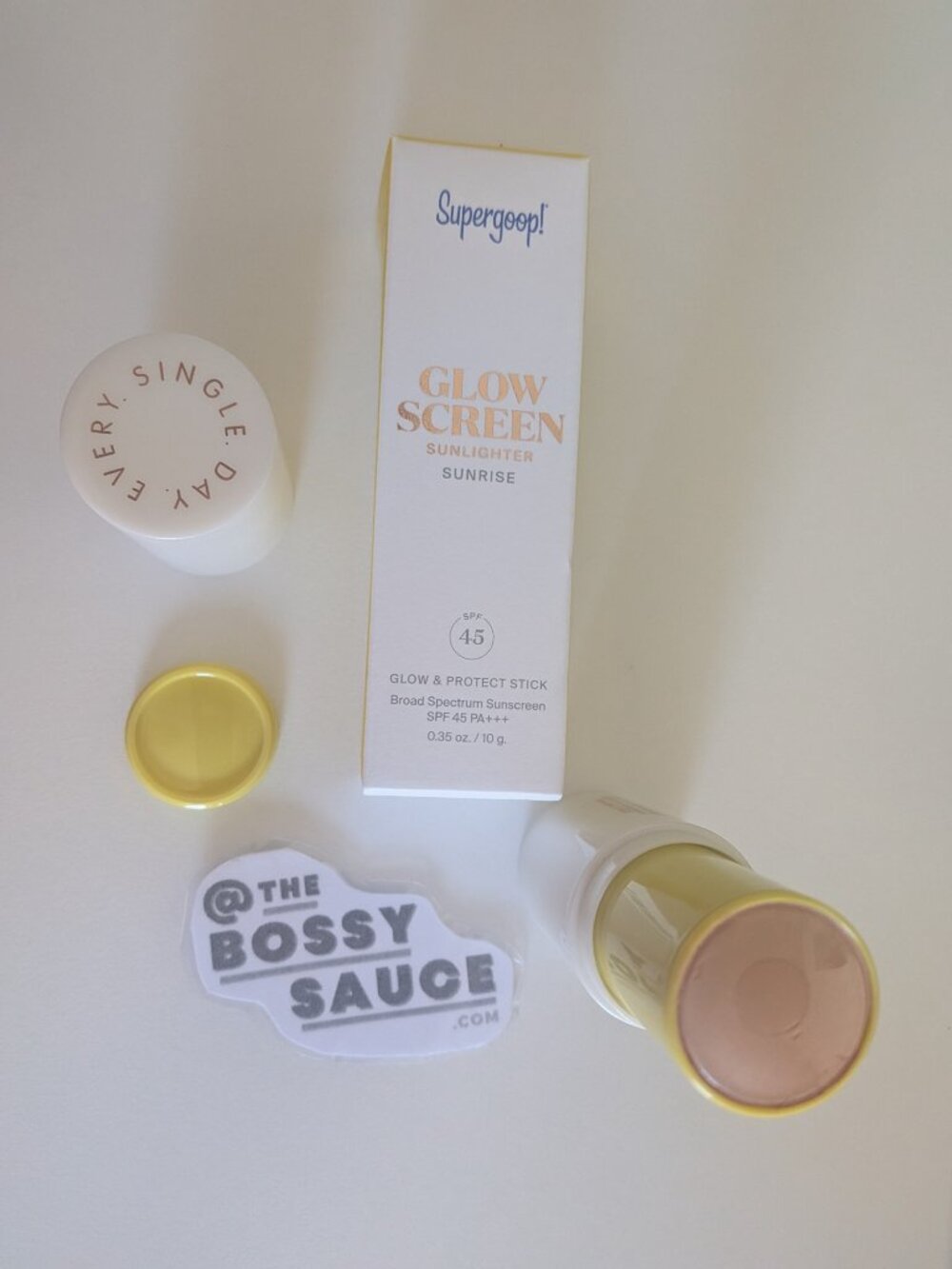Supergoop! Glowscreen Sunlighter Glow & Protect Stick SPF 45 Sunrise (EXP 12/26)